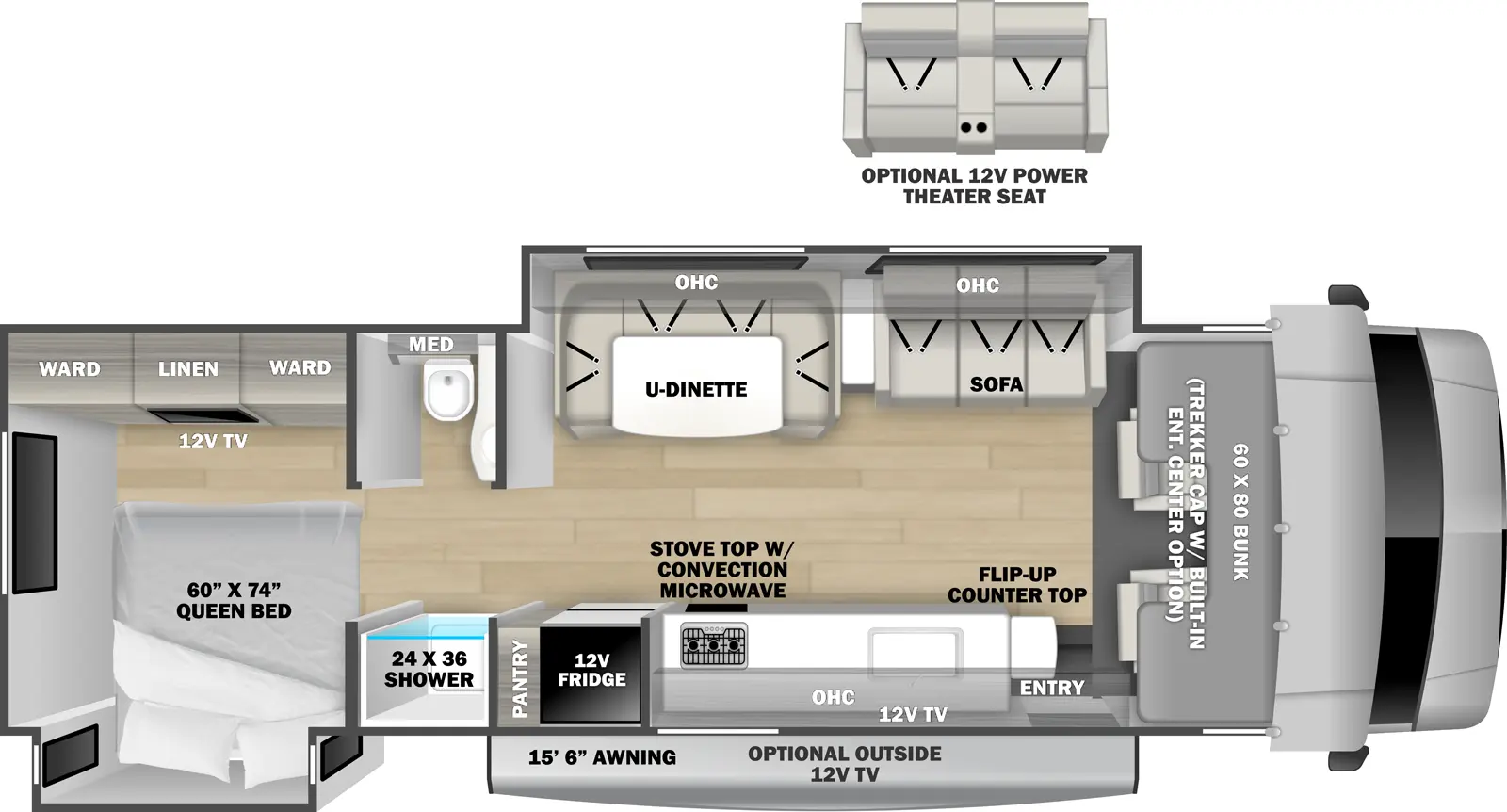 Sunseeker 3010DS Floorplan
